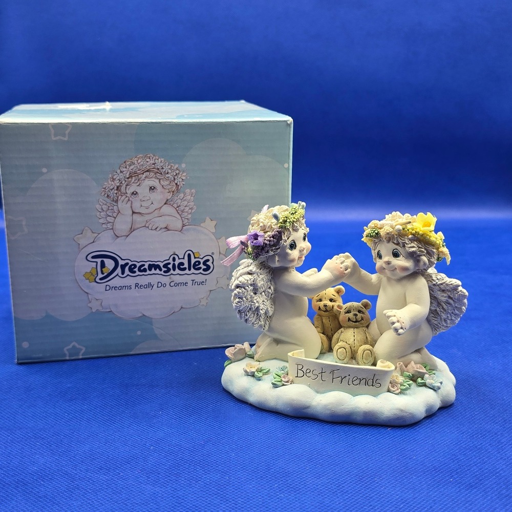 Dreamsicles Best Friends Cherub Angel Figurine Kristin 2004 183601-01 Box y2k